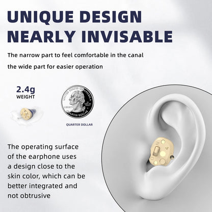 Affordable digital hearing aids with ergonomic design for seniors