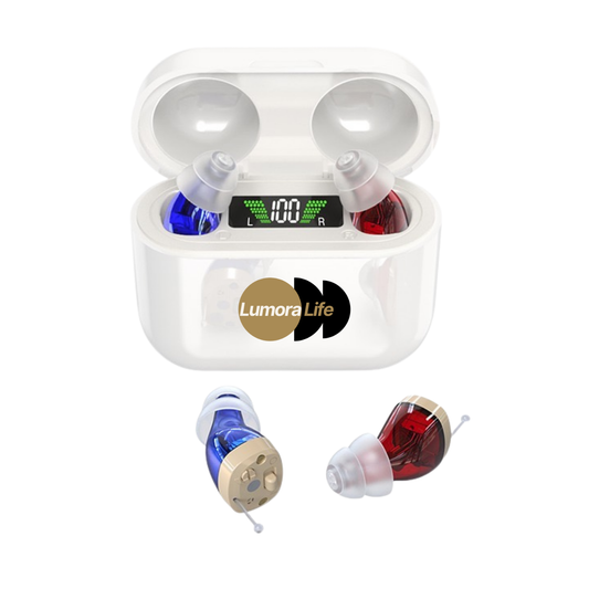 OTC Digital Hearing Aids W/Case - Lumora Life